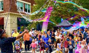 Soap Bubble Circus Demonstration