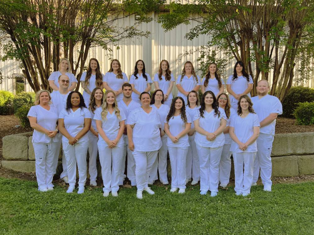 Nursing Graduates Group Photo Outside