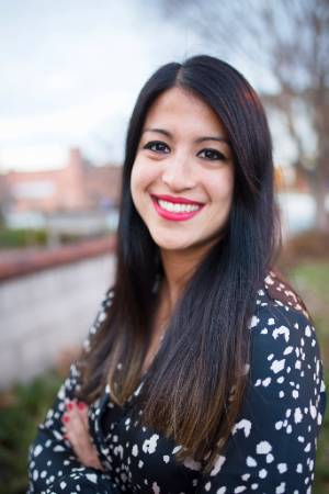 Female smiling at camera