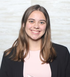 Female student in black blazer