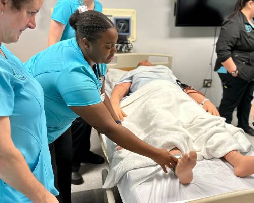 Nursing Students at Crutchfield Education Center