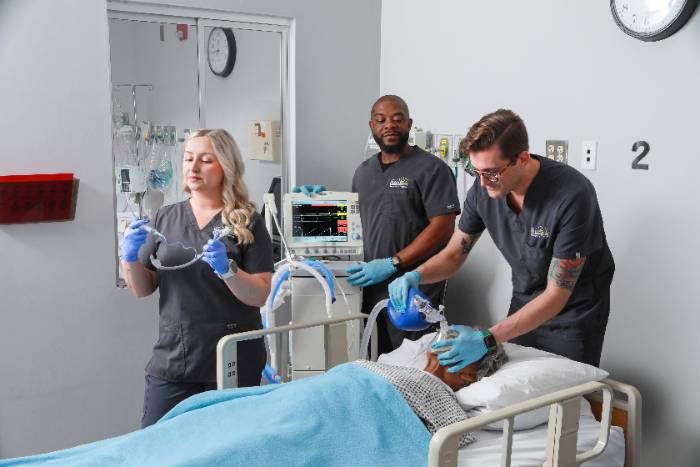 respiratory therapy students