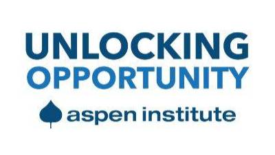 logo for Unlocking Opportunity Aspen Institute