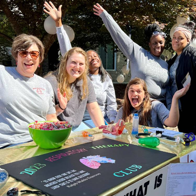 Respiratory Therapy Club at Fall Fest